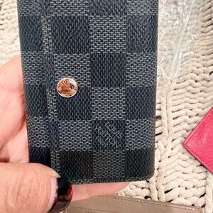 Louis Vuitton Dark Checkered Key Holder